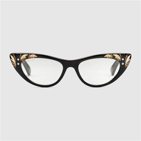 cat eye glasses frames gucci